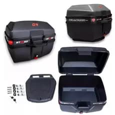 BAU BAULETO STONED PRETO 35 LITROS TIPO PROTORK NOVIDADE TRACKER C/ BASE UNIVERSAL MOTOBOY MOTOS