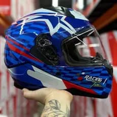 CAPACETE EXCLUSIVO RACE TECH SECTOR GRID PAISES GRAND PRIX PROMOÇÃO VISEIRA CRISTAL