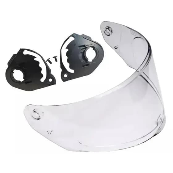 COMBO REPARO SUPORTE DE VISEIRA CAPACETE LS2 FF320/FF353 POLIVISOR + VISEIRA