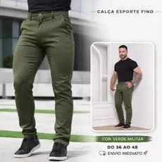 Calça Sarja  Masculina Alfaiataria Esporte Fino Super Confortavél Elastano ORIGINAL