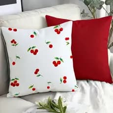 Kit 2 Capas Almofada Decorativas 45X45 Com Zíper Percal 180 Fios Algodão Estampadas