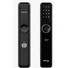 Fechadura Eletrônica Digital Intelbras com Biometria, Cartão, Senha e Wi-Fi IFR 7001 Embutir Porta