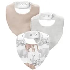 Kit 3 Babadores Carters Bandana Bebê Infantil Algodão Premium Menino Original