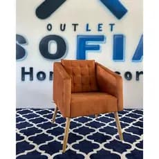 Poltrona Havenna Luxo Para Escritório Sala Loja Decorativa