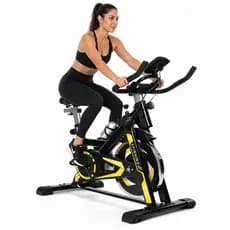 Bicicleta Bike Ergometrica Spinning Com Roda 13 Kgs De Inércia Fitness Profissional e Treino Esportivo Academia