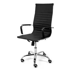 Cadeira Presidente Escritório Ergonômica Esteirinha Couro Sintético – Sistema Relax