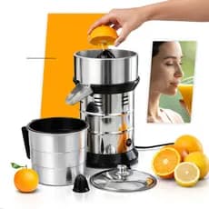 Espremedor de Suco de Laranja e Limão Industrial  Extrator Profissional 700w com Jarra 3 Litros Grande Cor Inox Bivolt