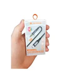 Adaptador P2 iPhone Lightning Peining PEI-AU04 Áudio Fone Microfone Cabo Conversor