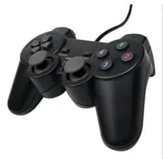 Controle Joystick Vc-302 Fio Usb Preto Compatível Windows Pc PS3