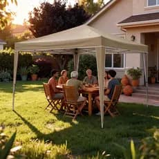 Tenda Gazebo 3x3 Barraca Praia 50 Uv Sanfonada A Prova D'água