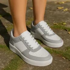 Tênis Feminino Branco Casual Confortavel Blogueira Leve Solado Macio Runner Super Macio Promocao