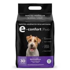 Tapetes Higiênicos para Pets 30 Unidades 80cmX60cm Superabsorvente e Compacto Descartáveis