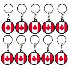 Kit 10 Chaveiros Símbolo Canada Mimo Brinde Revenda