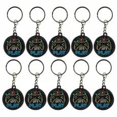 Kit 10 Chaveiros Gamer Game Lembrancinha Festa Brinde