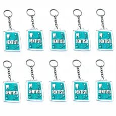 Kit 25 Chaveiros Dentista Odontologia Presente