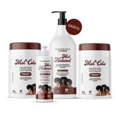 2x Mel Cola Trihair 1kg + Acidificante + Ativador 1L Grátis | Cachos definidos | Cruelty Free