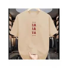 Camiseta Unissex Sarava Frase100 % Algodão