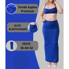 Saia Longa Justa Gringa Suplex Cos Alto Tubinho Blogueira Tendencia Moda Pinterest