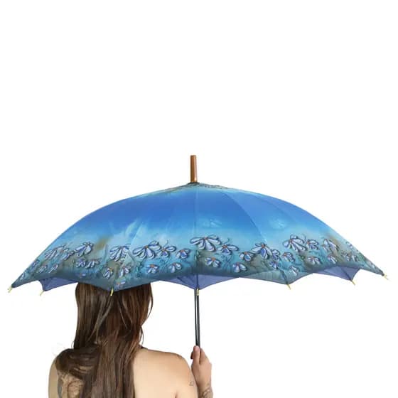 Guarda Chuva Feminino Automático Estampado Grande Reforçado Contra Vento Estampa
