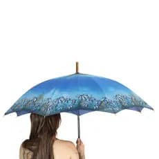 Guarda Chuva Feminino Automático Estampado Grande Reforçado Contra Vento Estampa