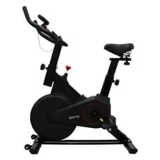 Bicicleta Vertical Ergométrica Spinning Academia Casa Silenciosa Moderna Até 120kg Preta
