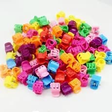 30/60 /120 Mini Piranha Presilha Grampo de Cabelo Infantil Fofo Feminino Colorido pronta entrega envio imediato