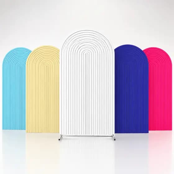 Painel Romano Ripado Tecido Capa Veste Facil Elastico Festa Aniversario Decoracao Sublimado Helanca Retangular Premium