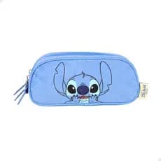 Estojo Escolar Triplo Angel Stitch Zíper Infantil Menina
