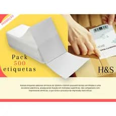 500 Etiquetas Térmicas Adesivas Para E-commerce 10x15