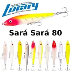 Isca Artificial Sara Sara 80 7g Superfície Nakamura Tucunaré Traíra Robalo