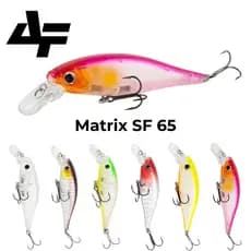 Isca Artificial MATRIX SF65 6,5cm Albatroz Meia Água Robalo Tucunaré Traíra