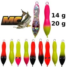 Jumping Jig Sapinho MC Iscas 14g 20g Micro Jig Robalo