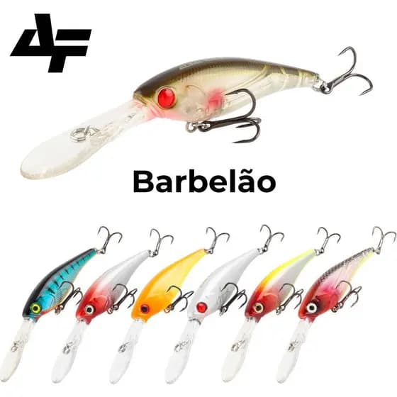 Isca Artificial de Fundo Barbelão Albatroz Traíra Tucunaré Robalo