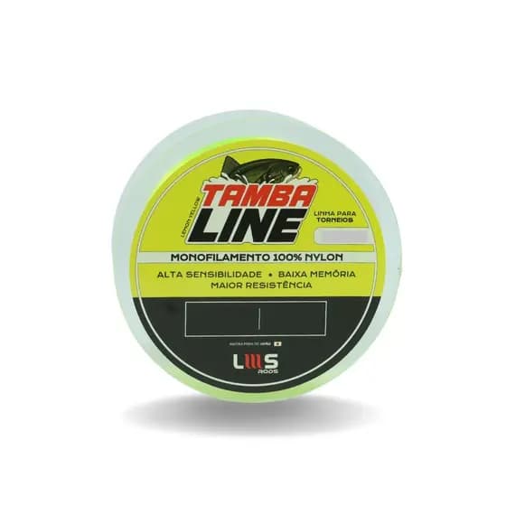 Linha Lumis Tamba Line 20lb 9,07kg 0,37mm 300m Verde Limao