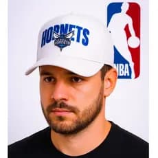 Boné Masculino Aba Curva Bordado Snapback Charlotte Nba Basquete Americano Stylecap