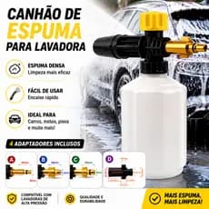 Canhão de espuma de neve para lavadoras de alta pressão