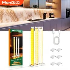 Kit 3 30CM Cabeceira Luminária LED Com Base De Carregamento Sensor Lâmpada Iluminação Ajustável Para Escadas De Cozinha