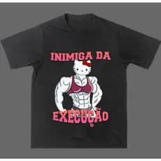 Camisa Camiseta Feminina Academia Inimiga da Execução
