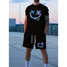 Conjunto Camiseta + Bermuda Carinha X Vareadas Streetwear