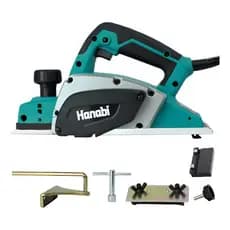 Plaina Elétrica 1600rpm 800W Hanabi Marcenaria Profissional Potente 110/220V  60Hz