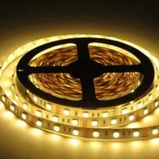 Fita Led 5050 5 Metros C/ Silicone Ip65 Branco Frio + Fonte Bivolt Ip65