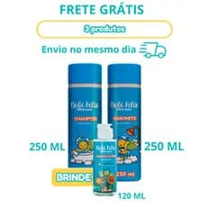 Kit Higiene Completo para Bebê - Kit Bebê Feliz Shampoo Sabonete e Colônia