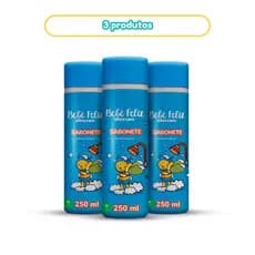 KIT 3 SABONETES BEBÊ FELIZ