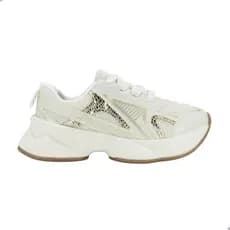 Tênis Molekinha Infantil Nylon Branco Off/Dourada