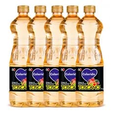 Kit 5 Vinagres Toscano De Alcool Colorido 750ml