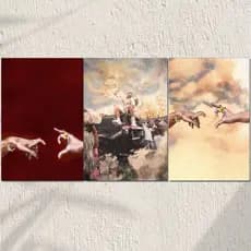 Kit Quadros Decorativos 3 Peças Veigh Dos Predios E EVOM