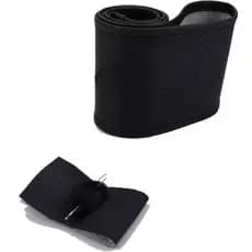 Capa Volante Couro Costurada Universal Carro Preto Antiderrapante 37 a 39cm