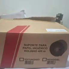Suporte para papel higiênico até 400m