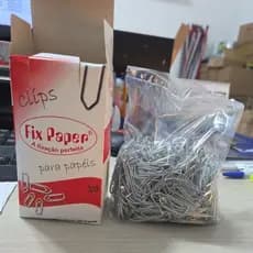 Clips para papéis 3/0 500gramas