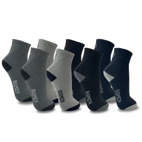 Meia Masculinas Cano Longo Grosso Cores Escuras Kit com até 12 Pares